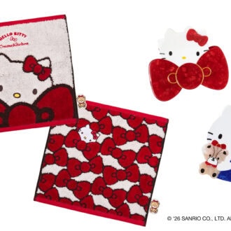 ＜HELLO KITTY＞タオルハンカチ　フェイス/リボン　1,650円(税込)＜HELLO KITTY＞バンスクリップ　リボン/ボディ　2,970円(税込)