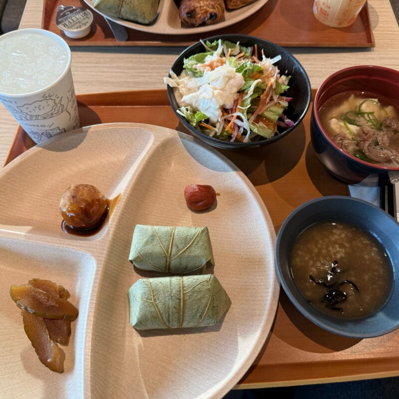 翌朝の朝食ビュッフェ