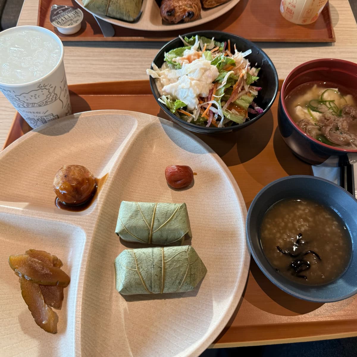 翌朝の朝食ビュッフェ