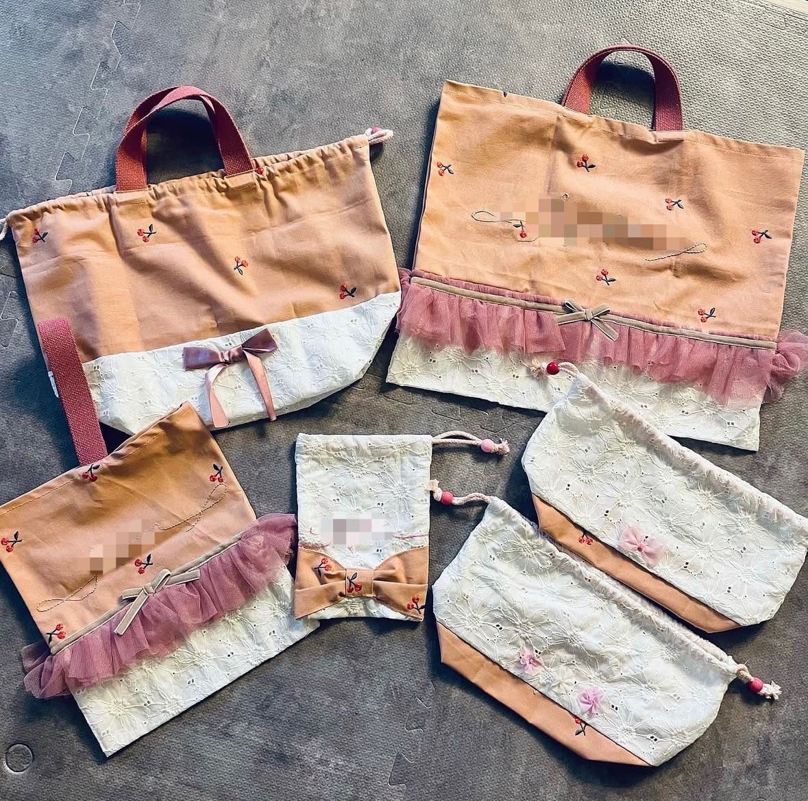 手作り　園バッグ