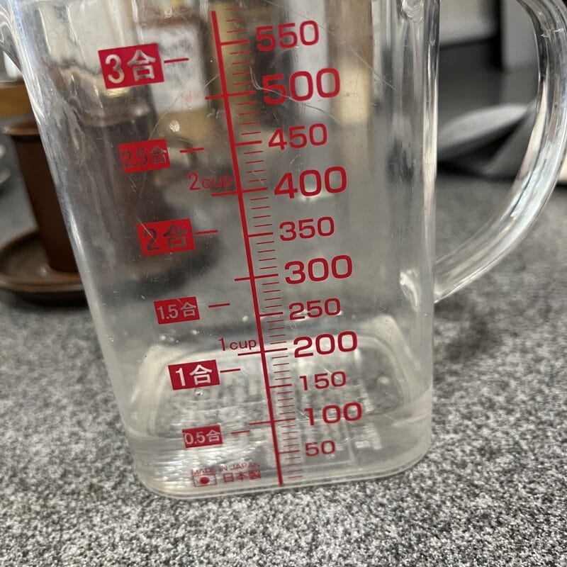 水はほんの少し