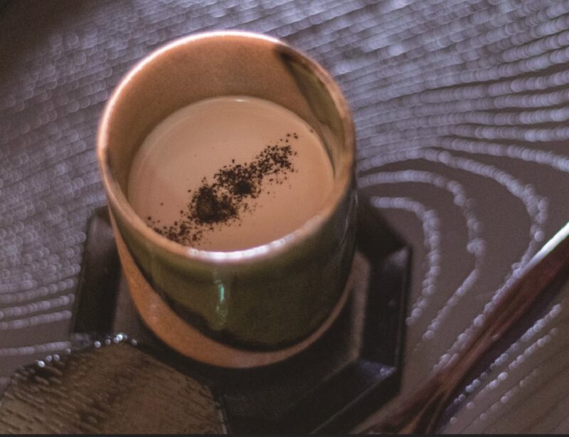 名物のほうじ茶プリン。リピーター多数の人気メニューです。