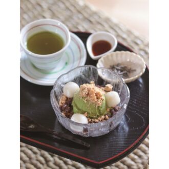 湯上がりに嬉しい、甘味処の自家製スイーツ。