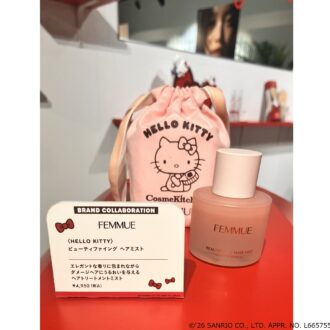 ＜HELLO KITTY＞ビューティファイング ヘアミスト　【FEMMUE】　4,950円(税込)