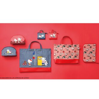 　デニムバッグにキティーちゃんがお祝いに駆け付ける！