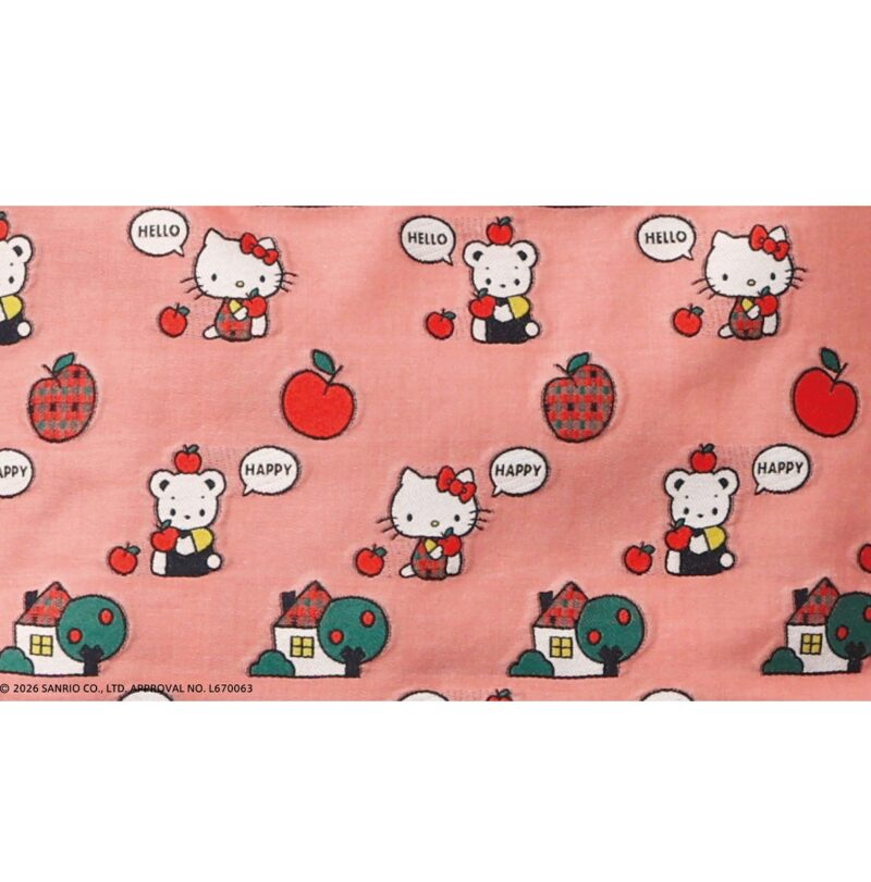 内生地にオリジナルカットジャカード生地