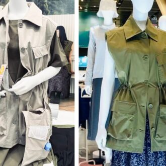 ワークマンの花粉症対策ウェアとして人気のエアロクラスターベスト