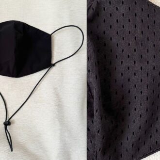 ワークマン2026年春夏レディース新製品：花粉症対策ウェアとして人気のエアロクラスターワンピースに付属しているマスク