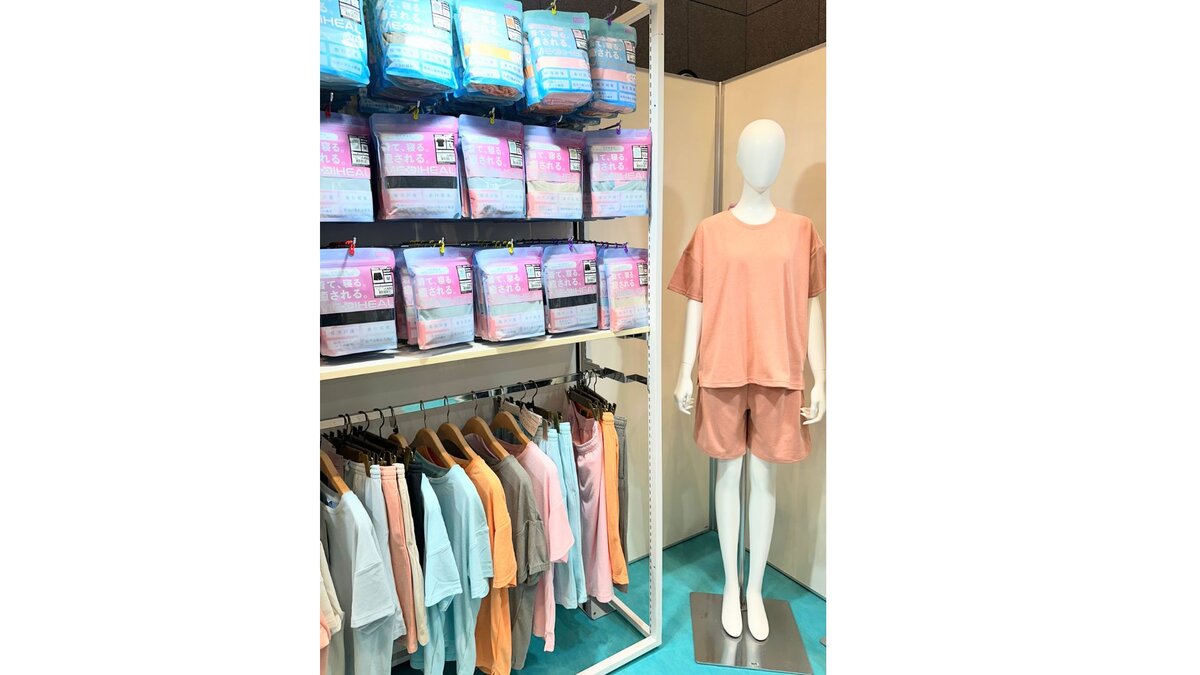 ワークマンのリカバリーウェア「メディヒール」2026年春夏商品：レディースパイルの店頭展示