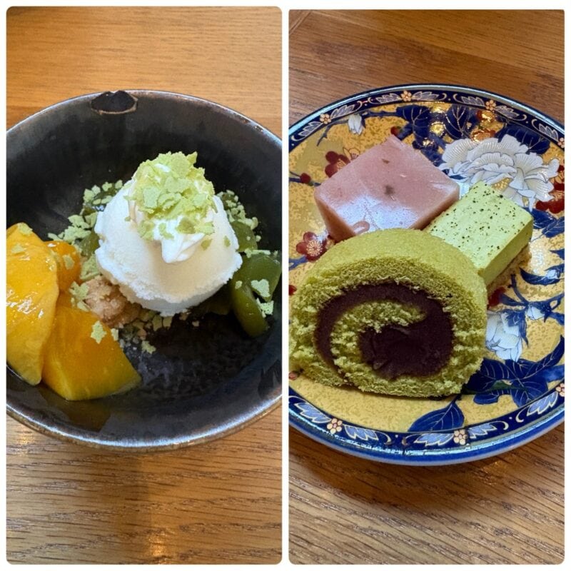 別皿のスイーツも食べ応え十分！