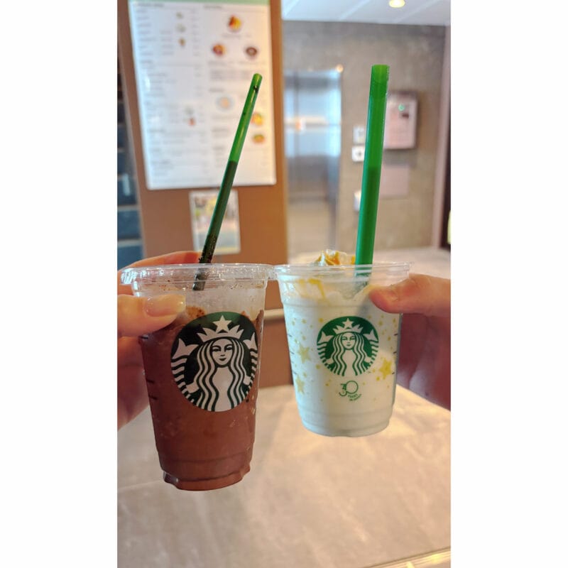 試験終わりの息子と、スタバでおつかれさま会