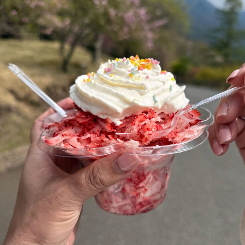 「いちご削り」500円