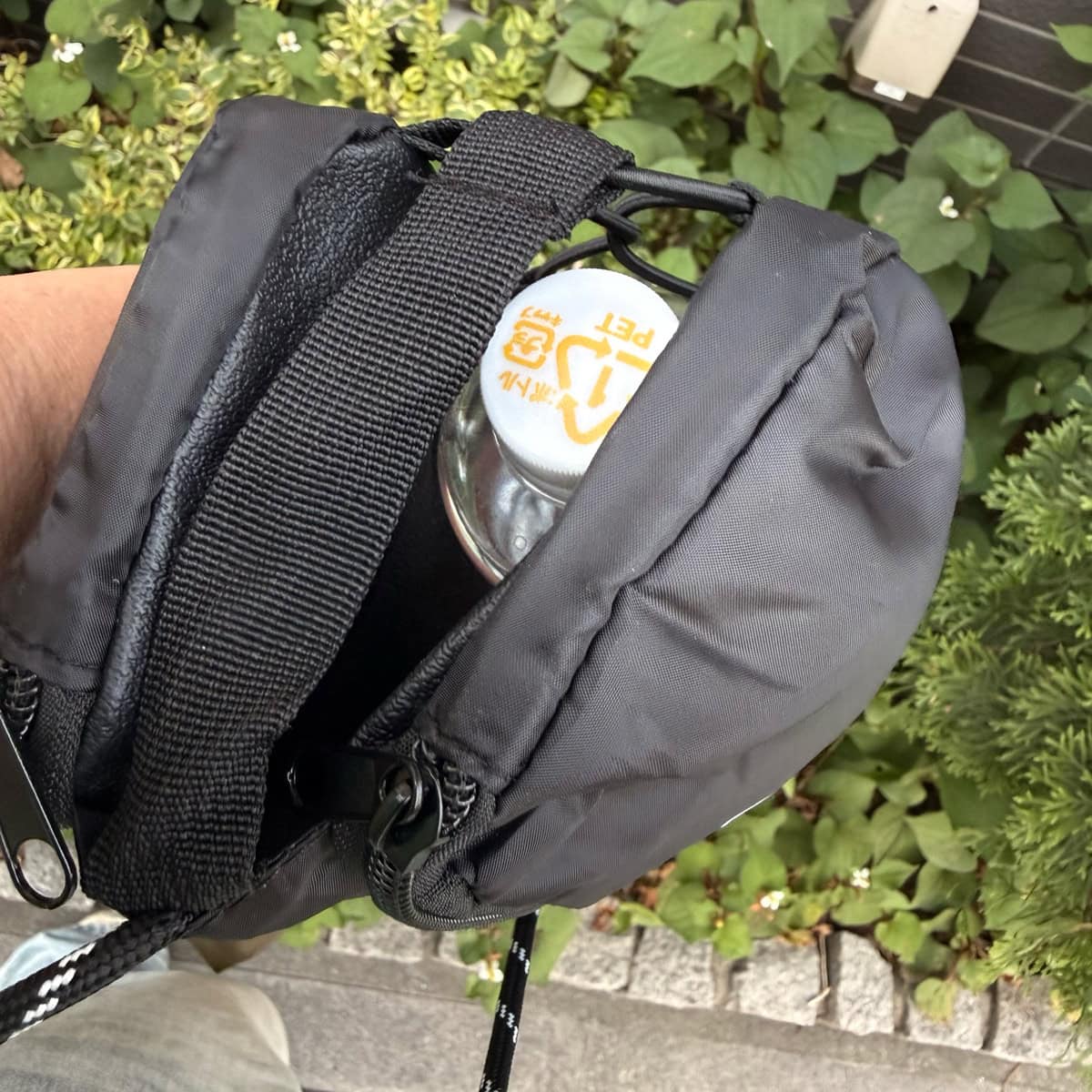 ペットボトルが落ちる心配はなし!