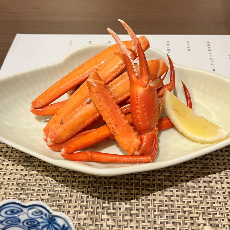 時期はちょっとずれたけどカニ～
