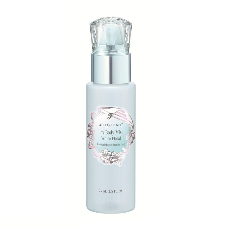 ジルスチュアート ホワイトフローラル アイシーボディミスト 75mL 2970円(ジルスチュアートビューテイ)※7月3日限定発売