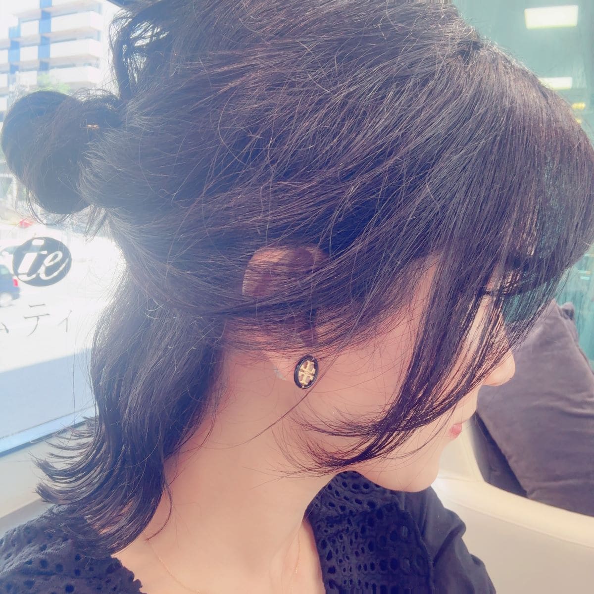 結ぶとボブカット