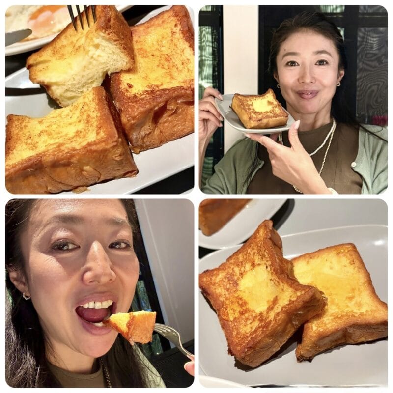 いよいよ待ちに待ったあのフレンチトーストとご対面!