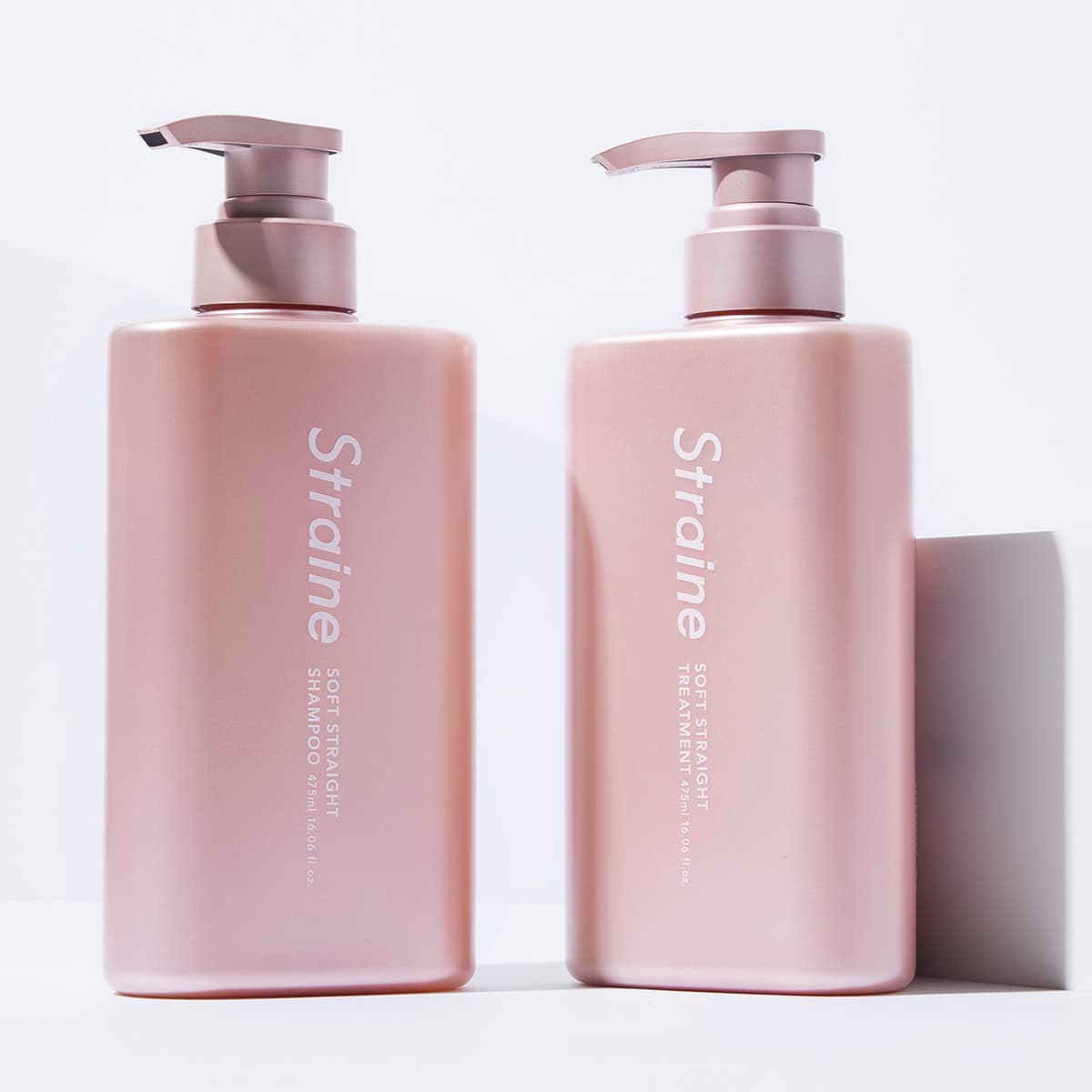ストレイン ストレートシャンプーSOFT／トリートメントSOFT 各475mL 1980円（Aiロボティクス）