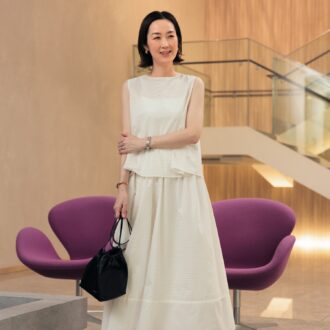 アンフィーロ販売促進山田愛子さんの機能服スナップ