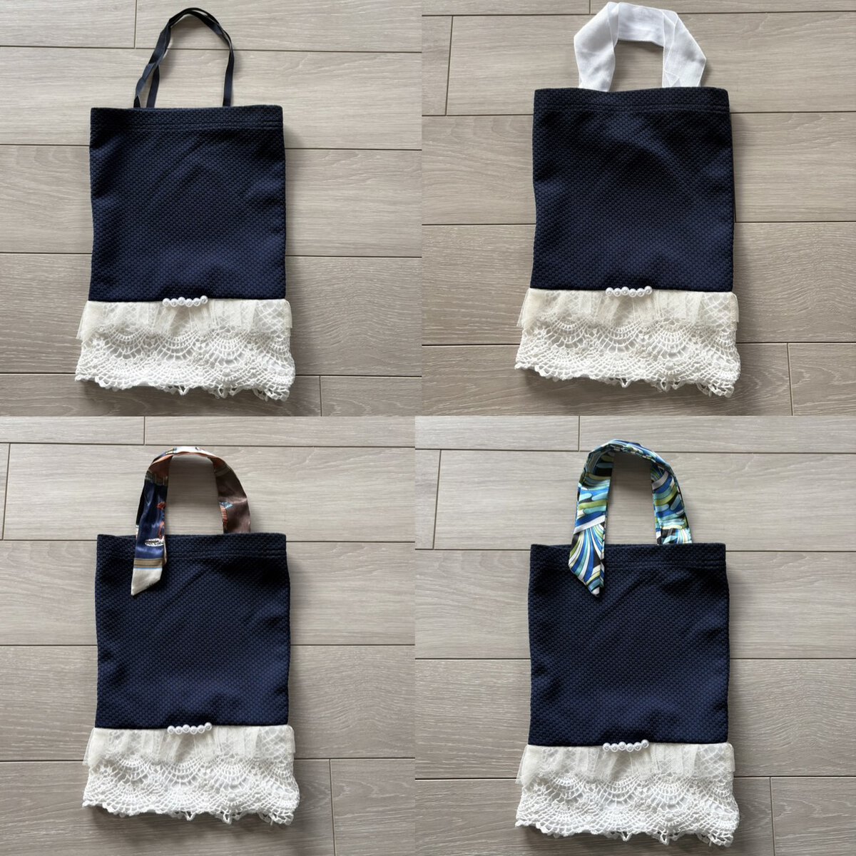 手作り バッグ 持ち手