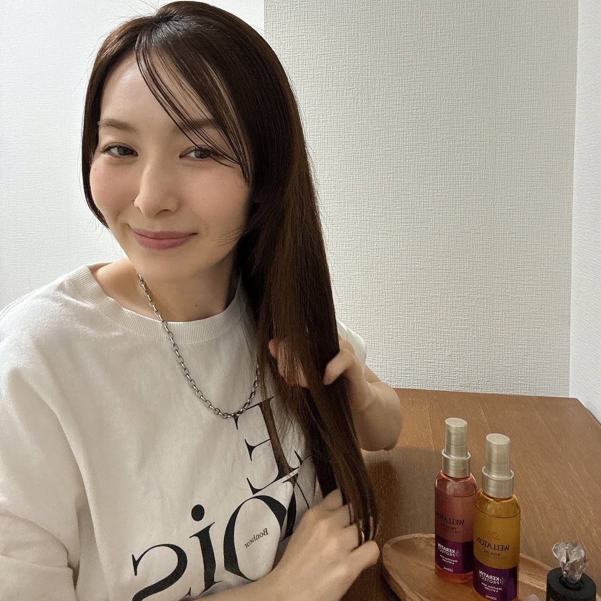 北澤さんオイルをしっかりなじませて