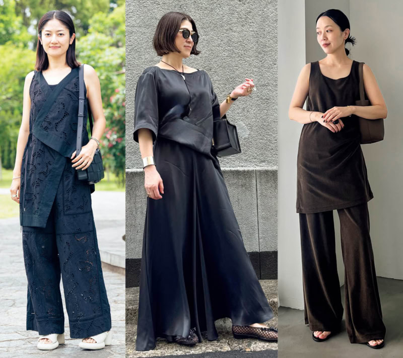 40代スナップ セットアップ 串田 翠さん 櫛部美佐子さん 大島麻美さん
