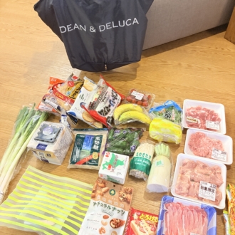 おすすめポイント③スーパー買い出しでかなり購入しても入る大きさ！