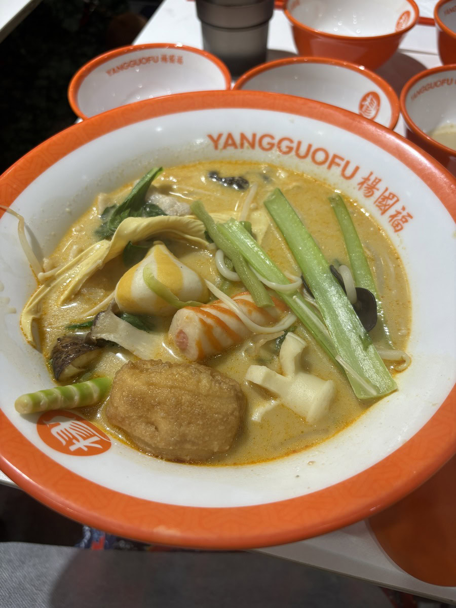 待ちに待った麻辣湯が来た！