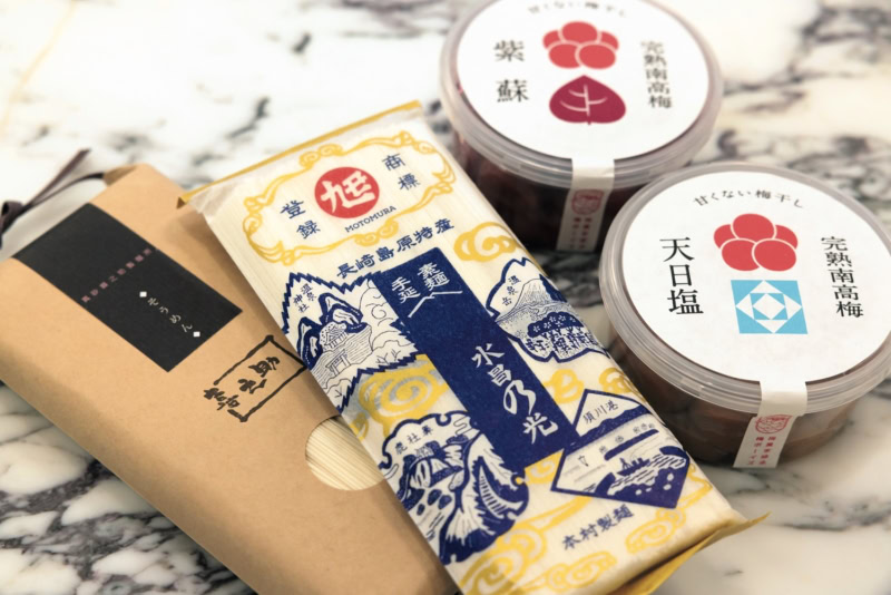 DEAN&DELUCAのそうめん&梅干し