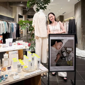 【美の秘訣が凝縮】モデル田中マヤが本気で選んだ、「キレイを育てる暮らし」マルシェ～8月2日まで開催中！