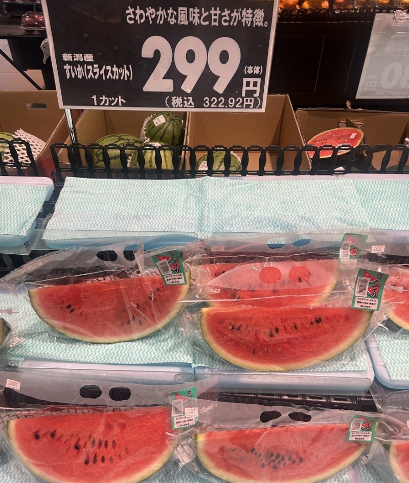 スイカはちょっとだけ食べたいのだ