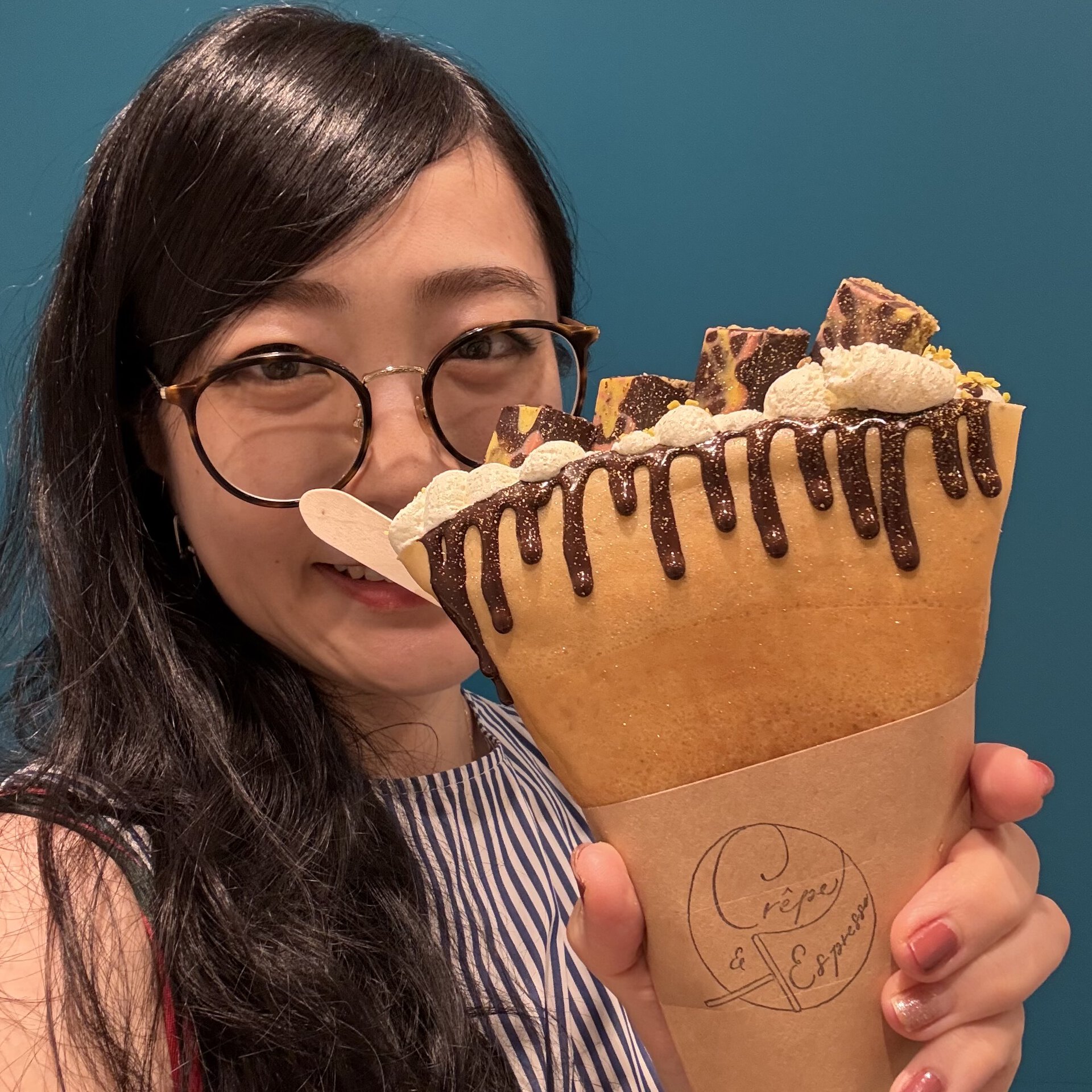クレープとエスプレッソと