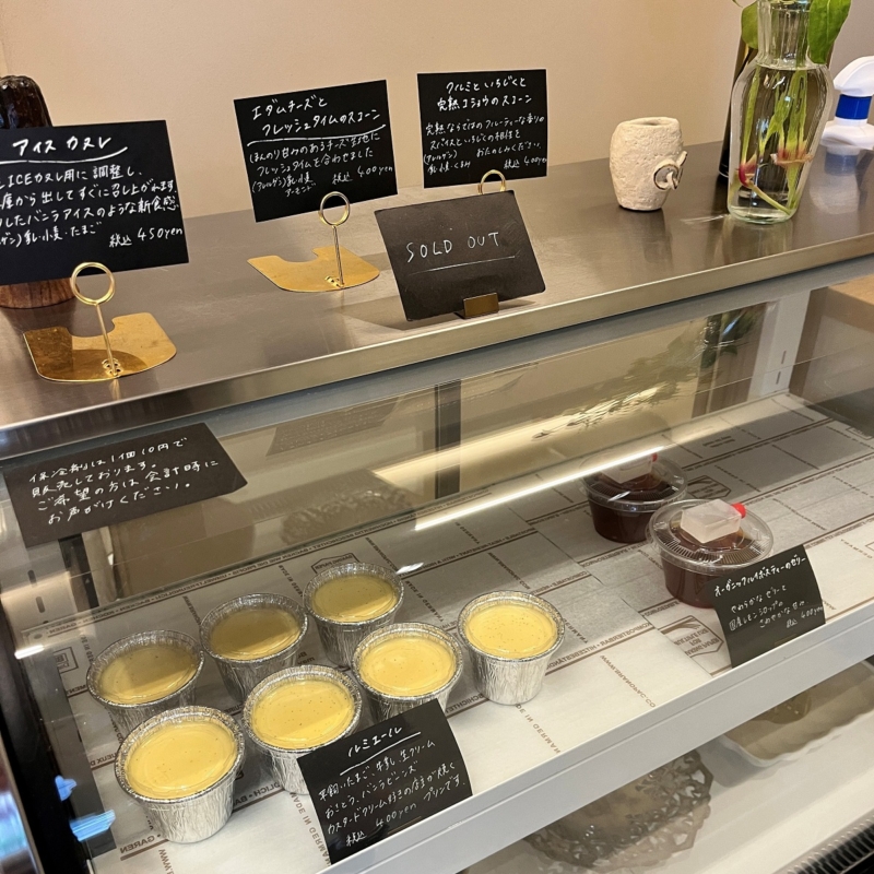 カヌレ以外にもプリンやゼリーも美味