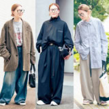 【オートリー&VANS】ヴィンテージ感が大人の余裕を演出。秋の装いを格上げする名品スニーカー|40代スナップ