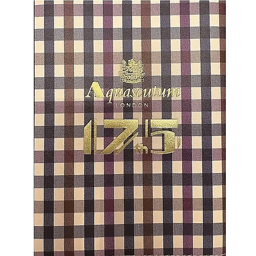 GLOW 2026年12月号2026年12月号 付録【アクアスキュータム　175周年特別デザイン豪華手帳】 カバー裏には175周年ロゴをゴールドで箔押し