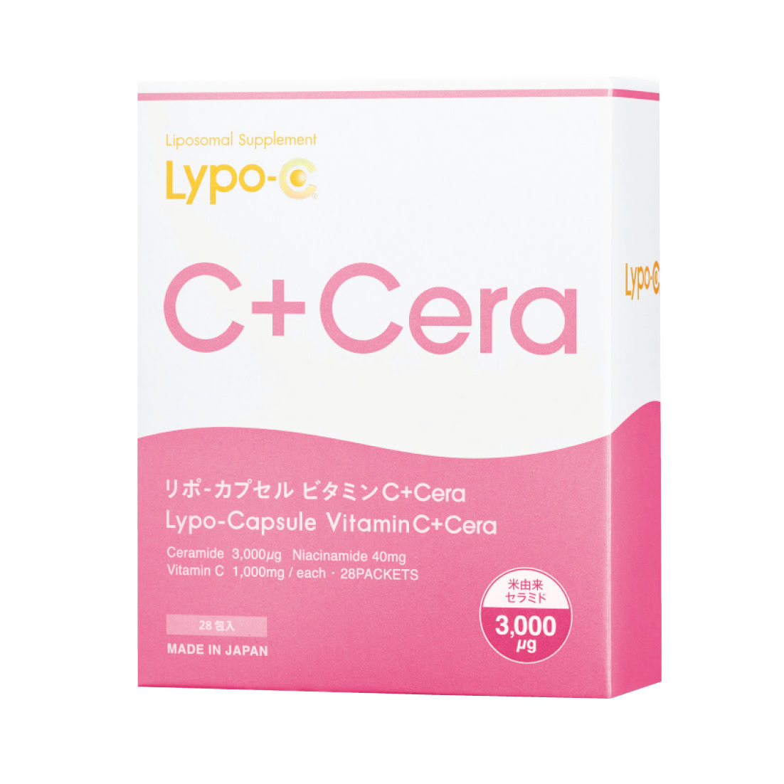 Lypo-C リポ・カプセル ビタミン C＋Cera 28包入り 1万3460円（スピック）