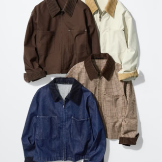 uniqloジップアップショートジャケット
