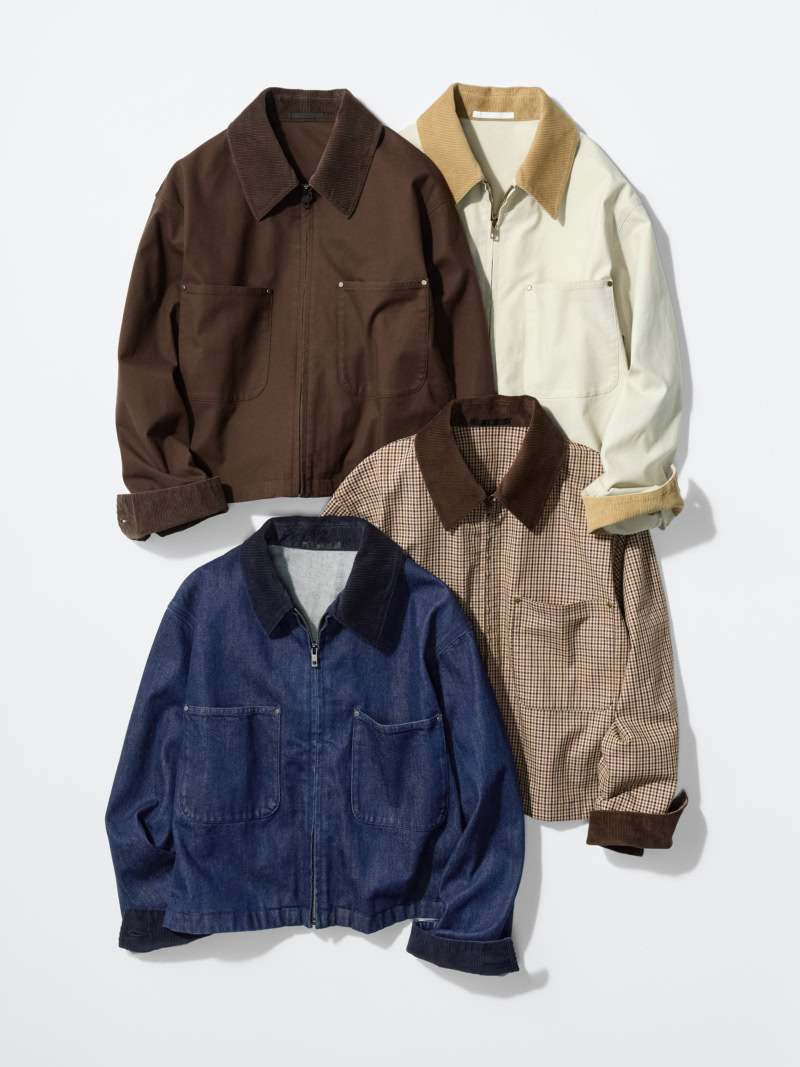 uniqloジップアップショートジャケット